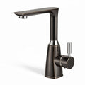 Bronze bathroom sink faucet with single handle and modern design 25 x 12 x 15cm